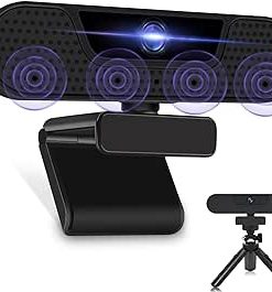 1080P Webcam with Microphone, eMeet C960 Web Camera, 2 Mics Streaming Webcam with Privacy Cover, 90°View Computer Camera, Plug&Play USB Webcam for Calls/Conference, Zoom/Skype/YouTube, Laptop/Desktop